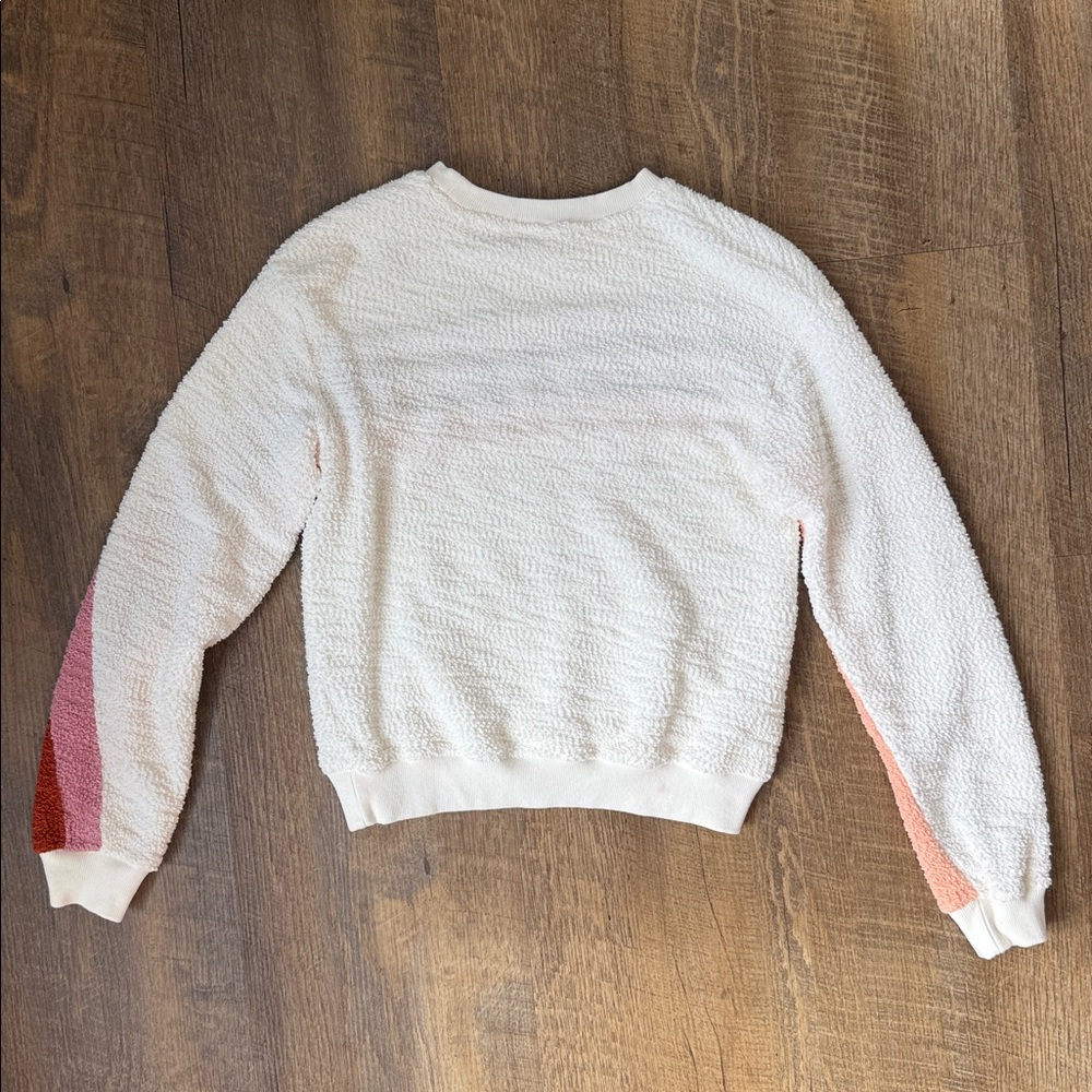 Faherty Women’s Vista Stripe French Terry Pullover Sweatshirt Size X-Small - Picture 10 of 10